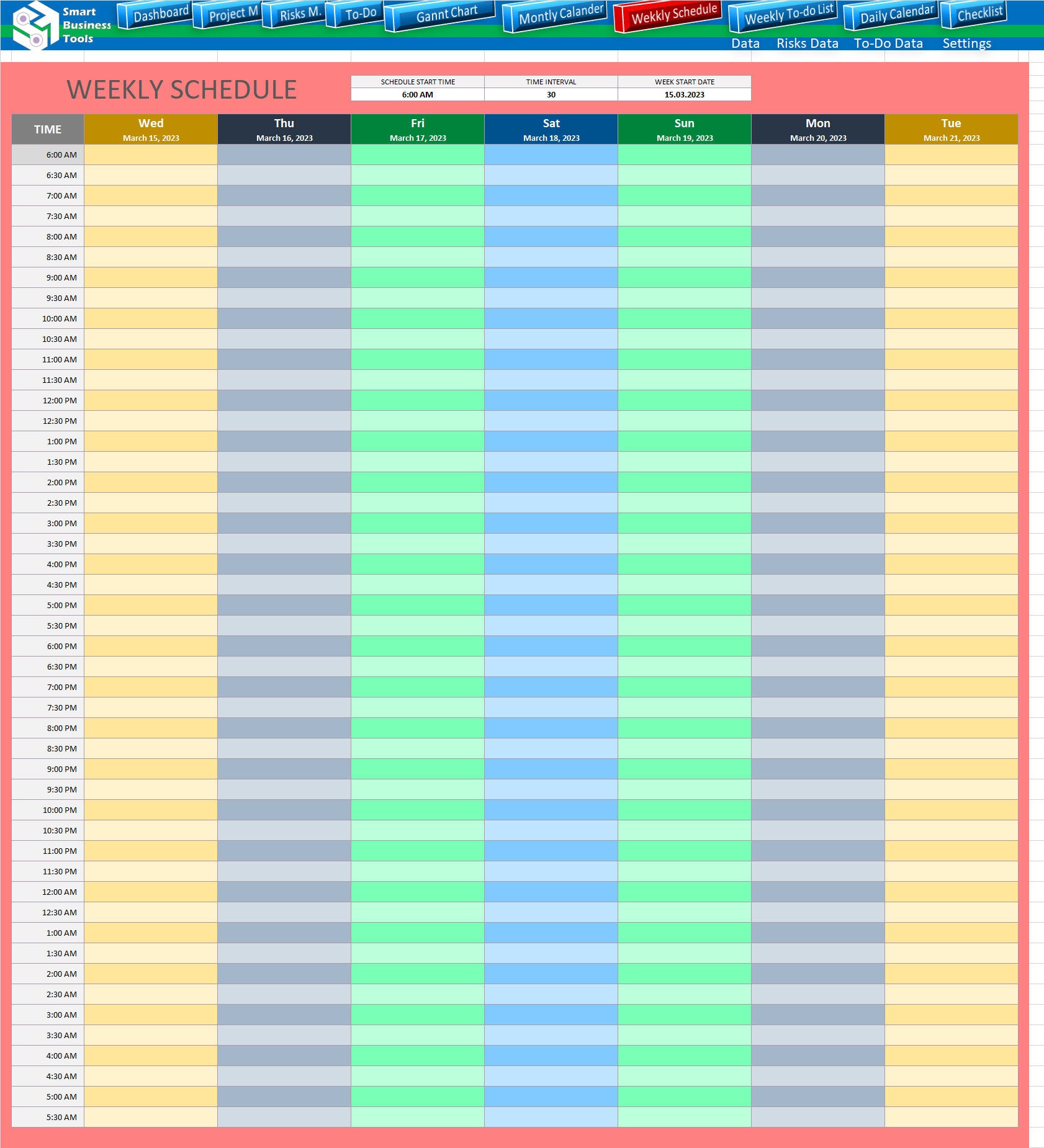 Excel Project Management Dashboard, Gantt Chart, Task Tracker, Project ...