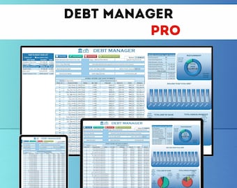 Debt Payment Tracker | Excel Template for Personal Finance