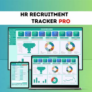 HR Recruitment Tracker | Excel Dashboard for Hiring & Applicants