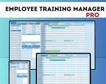 Employee Training Tracker | Excel Staff Development Planner