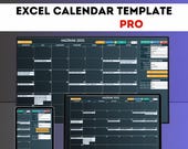 Excel Calendar Template | Auto-Fill Monthly & Yearly Planner