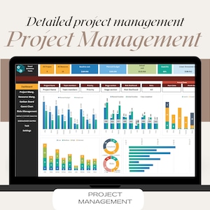 Project Management Template, Task Tracker, Project Budget Management, Project Dashboard, Project Timeline, Risks Managetment, Project Spreed