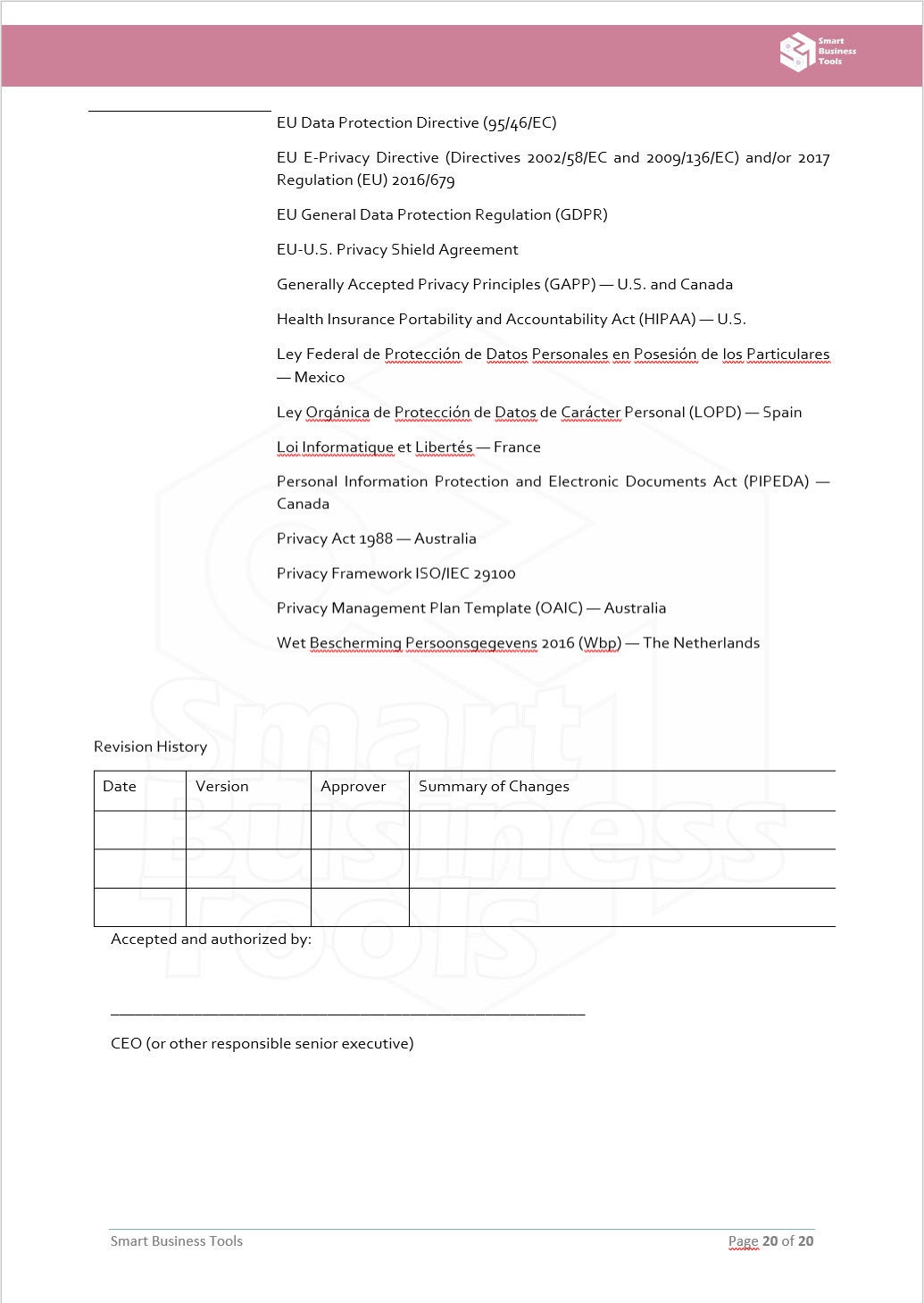 Privacy Policy Template - Etsy