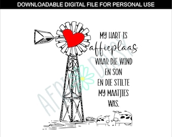 My Hart is Affieplaas digital file