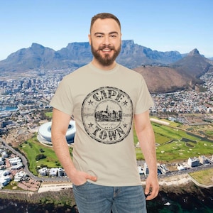 Cape Town Unisex Heavy Cotton Tee