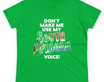 South African Voice Women&#39;s Midweight Cotton Tee