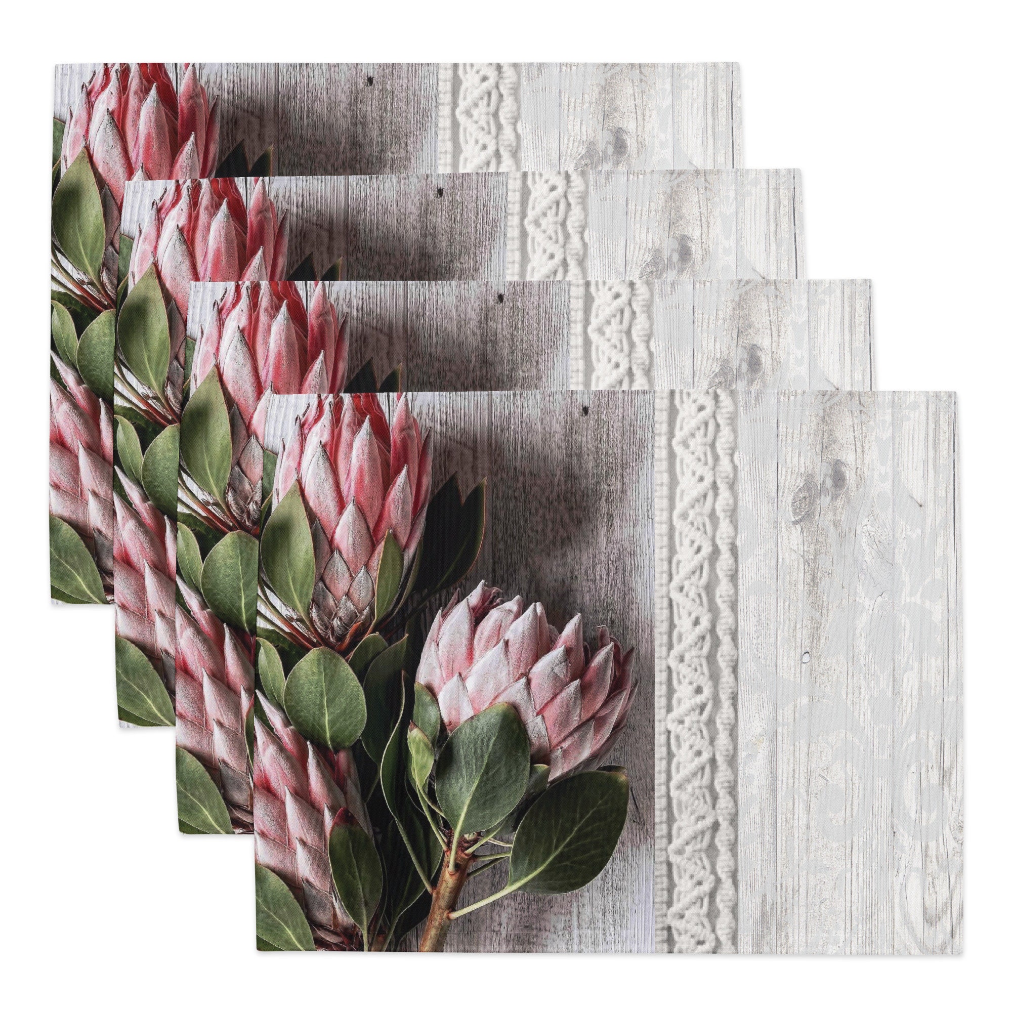 Protea Macrame Placemat Set