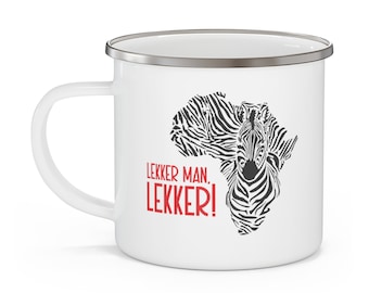 Lekker man, Lekker Enamel Camping Mug