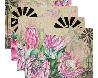 Karoo Protea Placemat Set