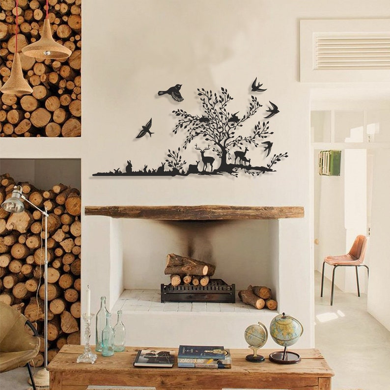 Wild Life Metal Wall Art Metal Wall Sculpture Wildlife Wall | Etsy