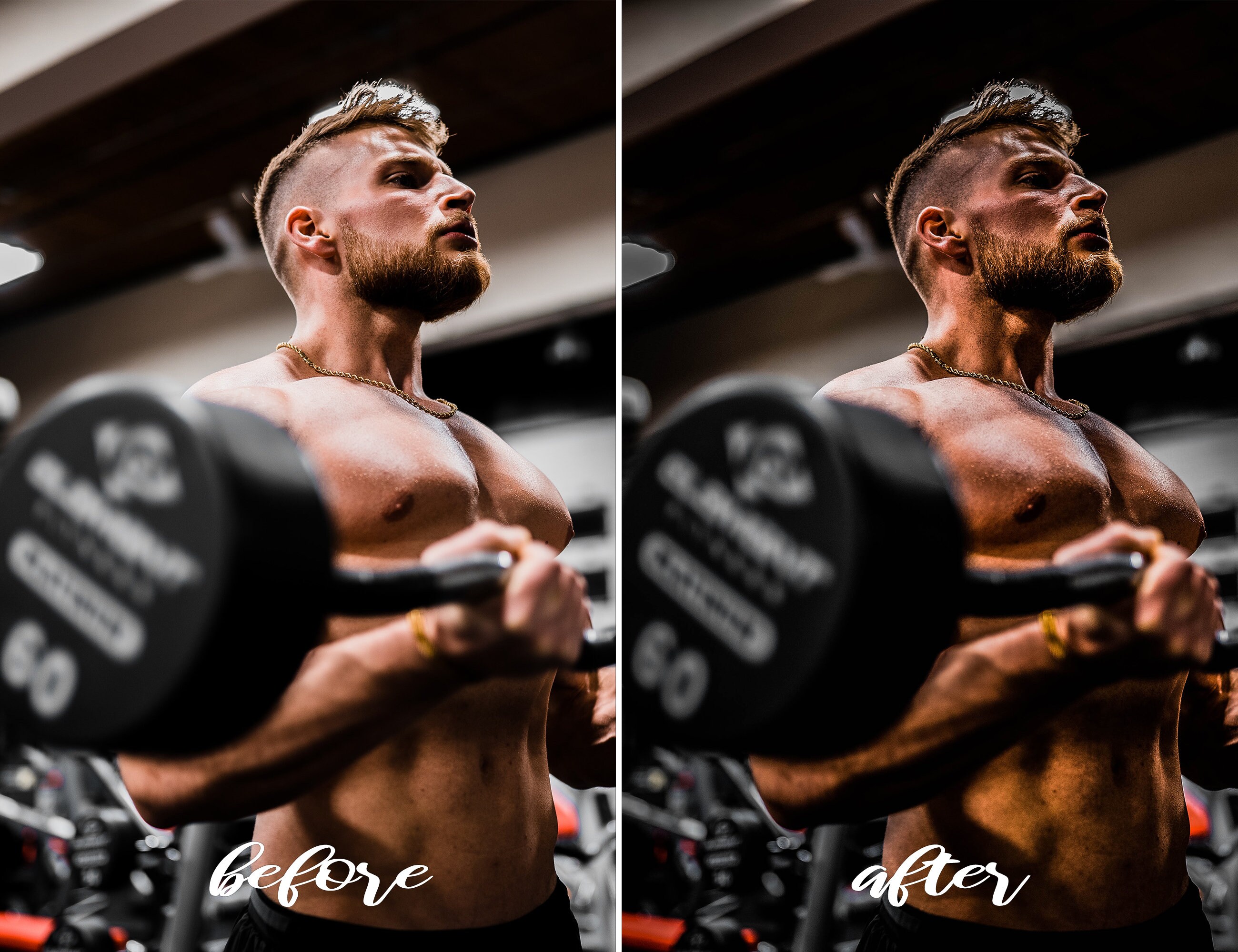 10 Gym Mobile Lightroom Presets Fitness Filters Instagram Etsy