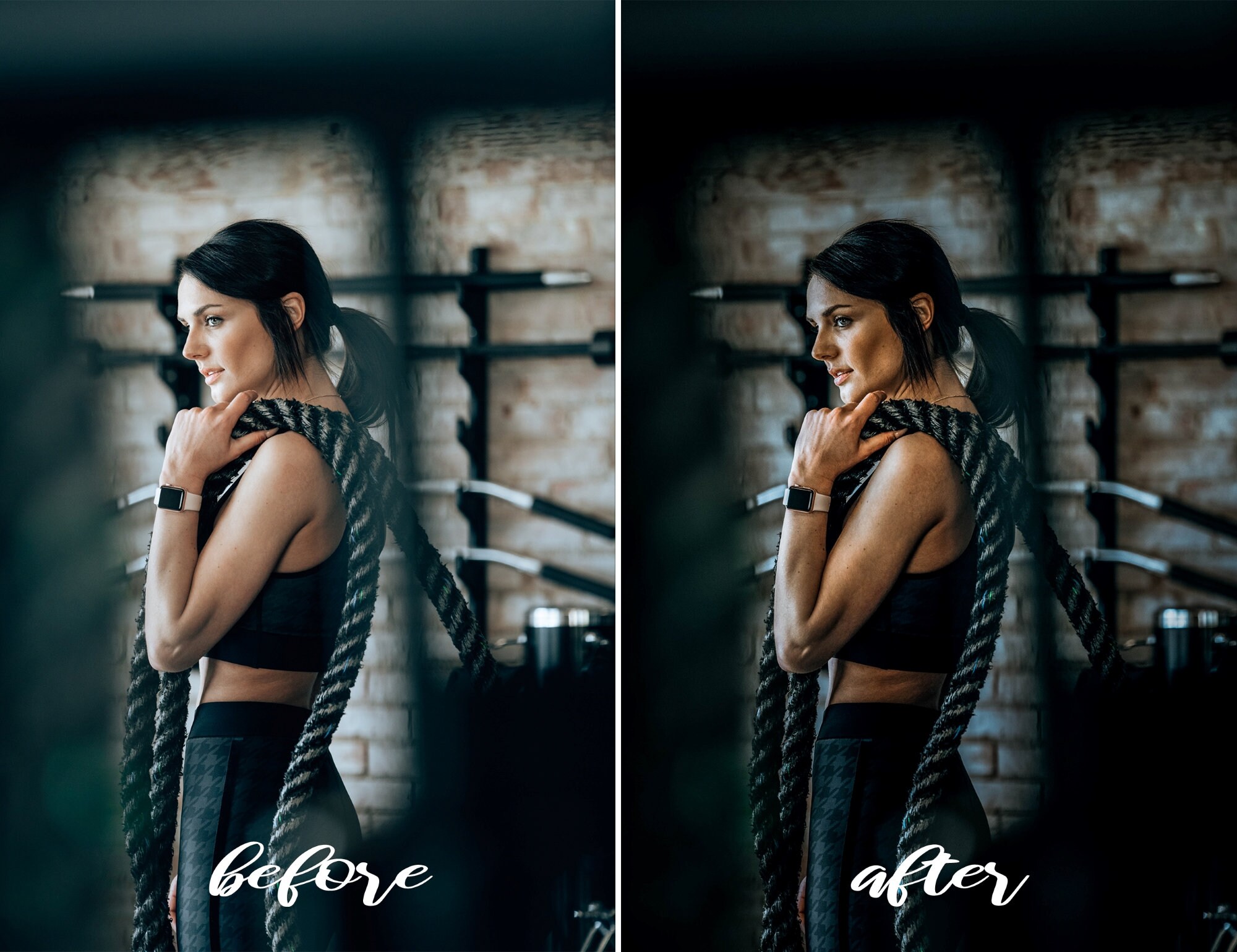 10 Gym Mobile Lightroom Presets Fitness Filters Instagram Etsy
