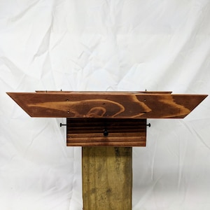 Bird Feeder Post Assembly for 4x4 Post