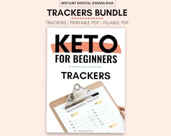 Keto Diet Tracker Bundle for Beginners (Printable PDF)