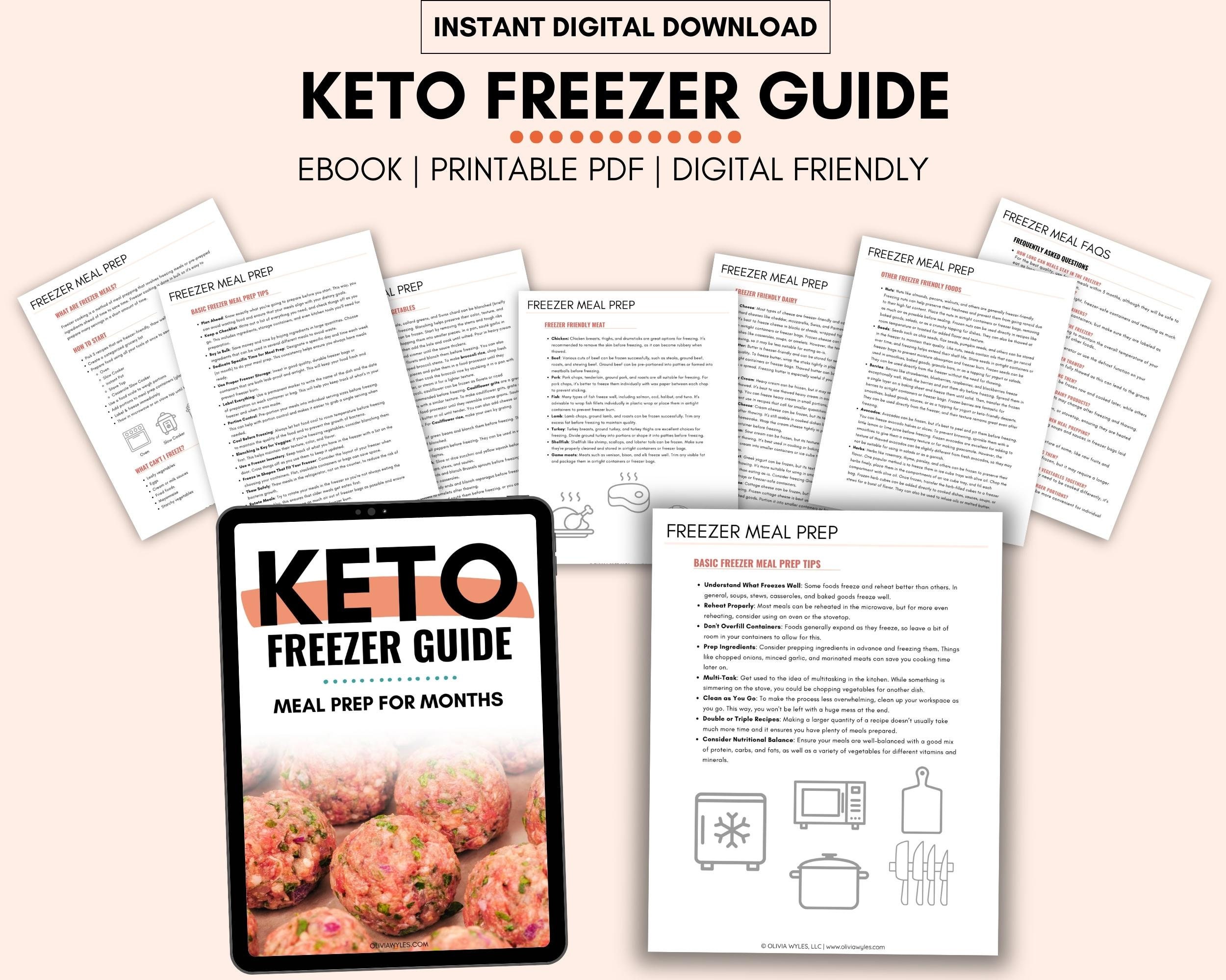 Easy Keto Freezer Meal Prep Guide,freezer Meal Recipe,freezer-friendly