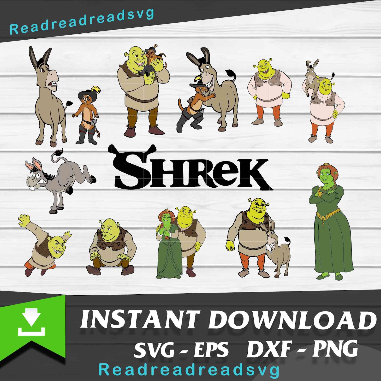 Shrek Svg File