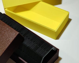 Storage box for magnetic hexagon frames – 3D-printed box for 20 or 24 hexagons | Organization & Protection