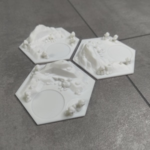 3D resource fields for Settlers of Catan - DIY - Paint yourself