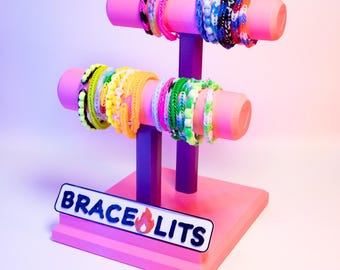 Bracelet Holder Jewelry Stand - 3D Printed Organizer for Bracelets - Elegant Jewelry Stand for Storage and Display