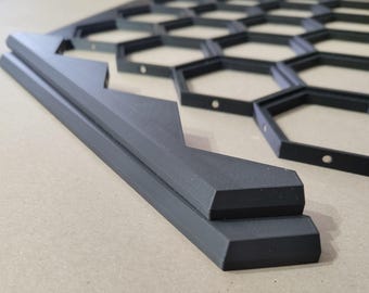 Frame for magnetic hexagon tiles – suitable for base game + expansion | Accessory for game board organization (without hexagons)