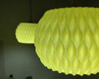 Lampshade 3D-printed from PLA – modern wave design | Sustainable & stylish, handmade in Germany