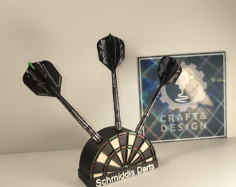 Dartboard-style dartboard holder – 3D printed & customizable | Stylish storage for your darts