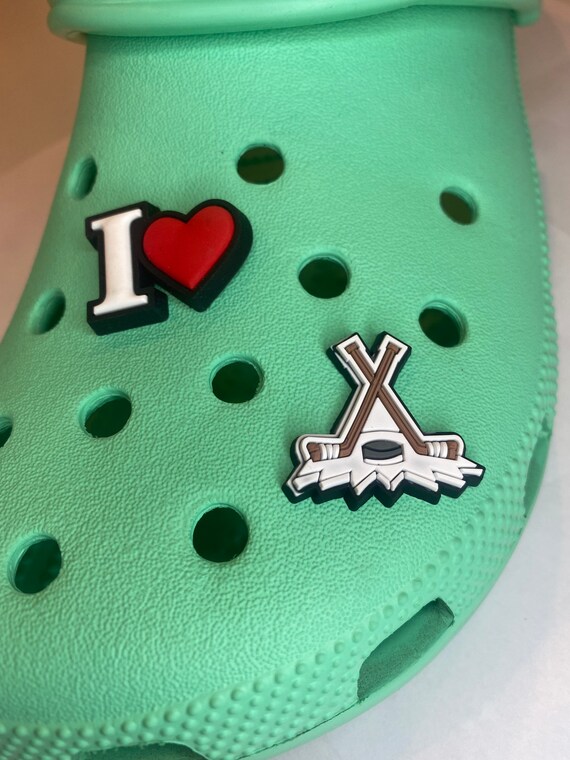 hockey croc charms