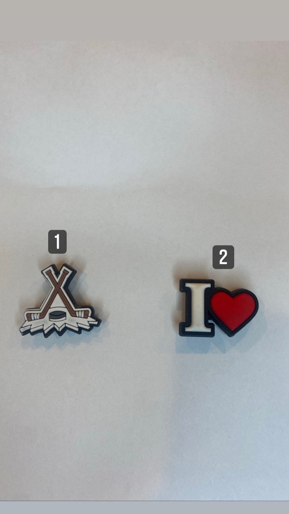 hockey croc charms