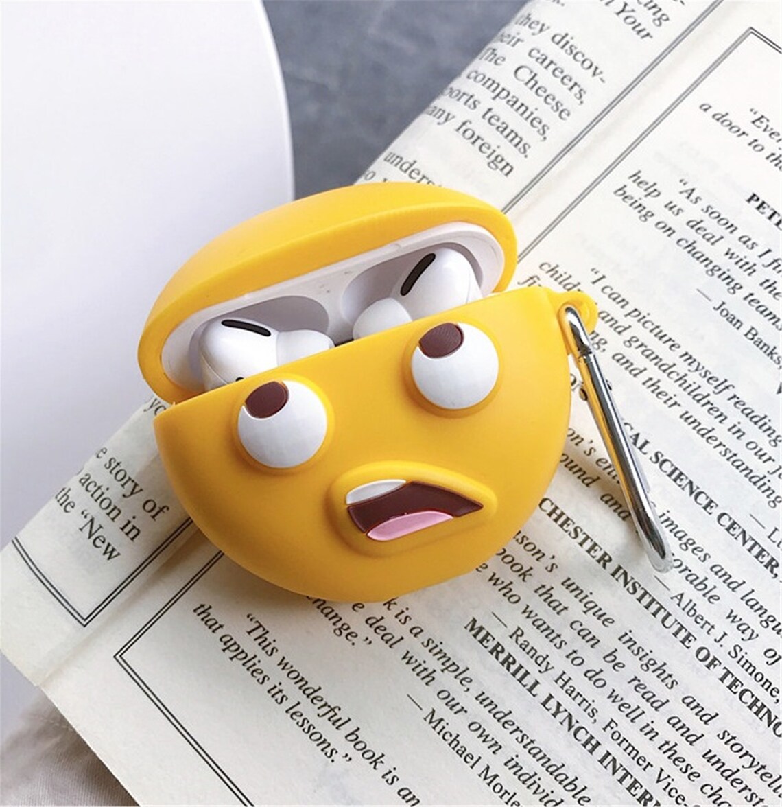 Funny Face AirPods Case Airpod 1 2 3 pro Case Pouch Etsy
