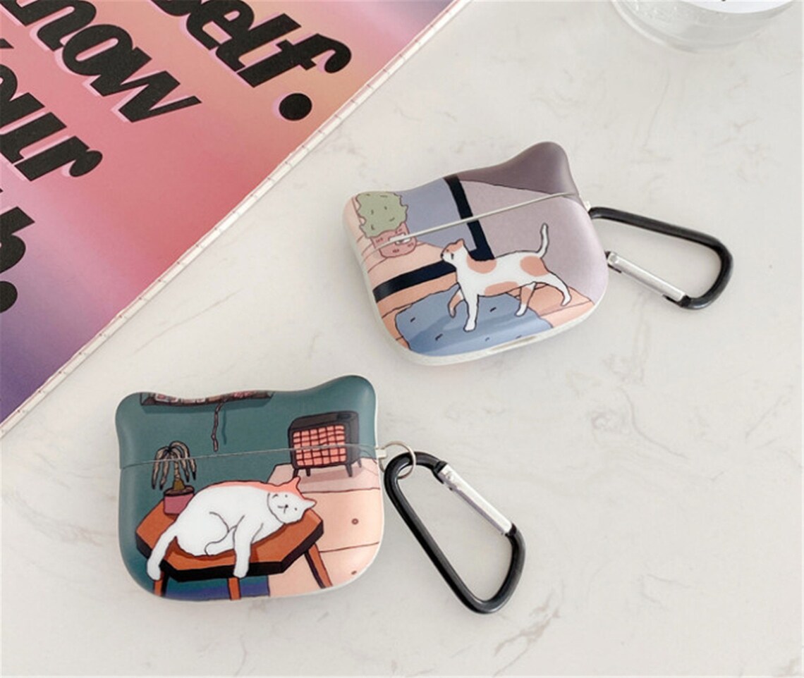 Cat AirPod Case Soft Airpods pro Case Airpods Case For Etsy