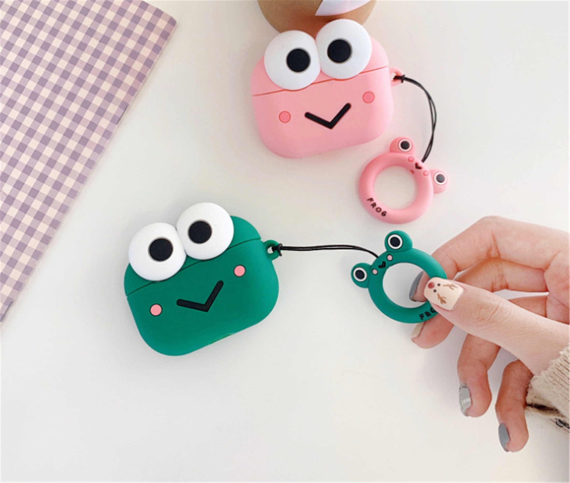 Frog Airpods Case Airpods 1 2 3 Pro Case Headphone Airpods Etsy