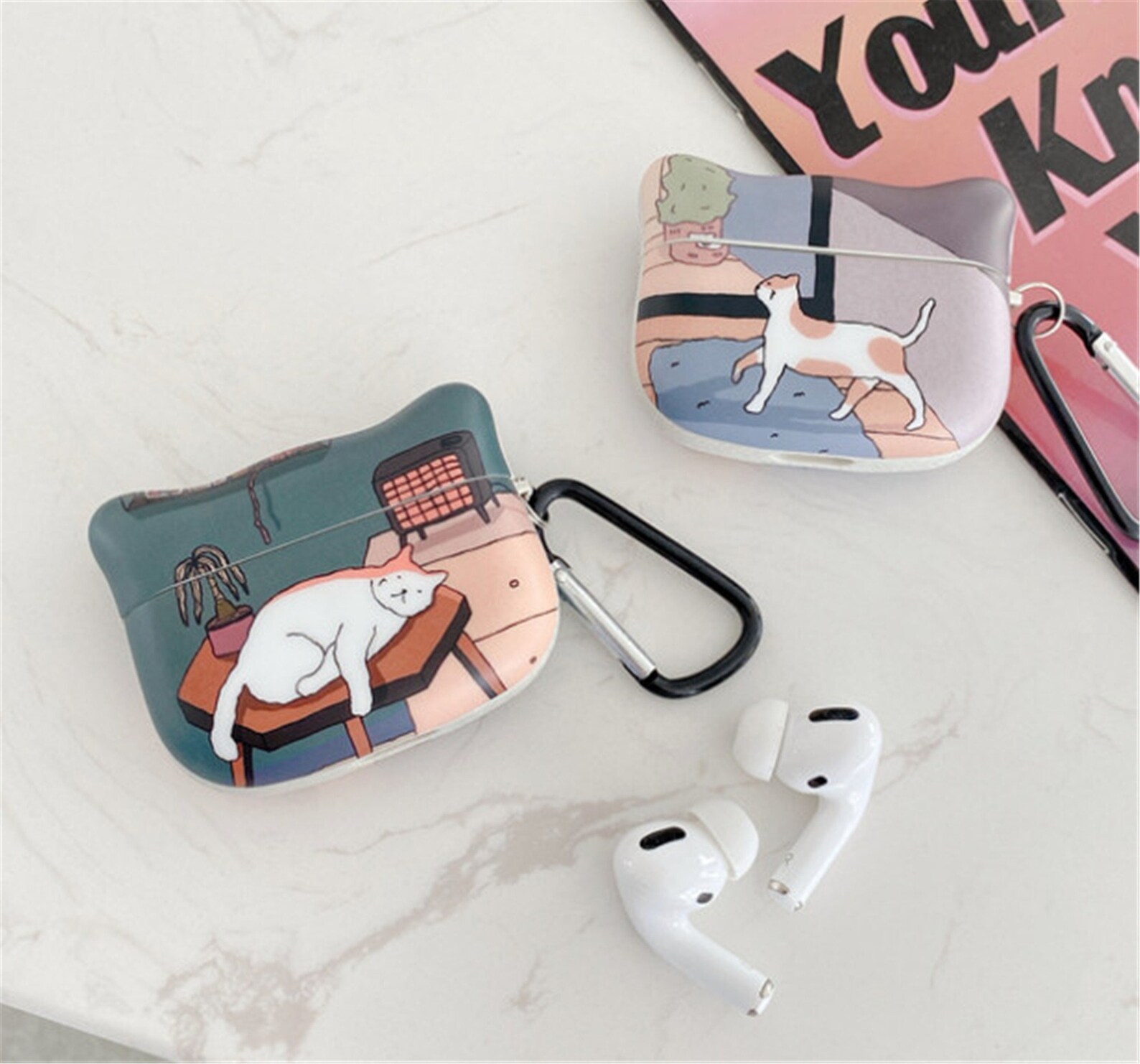 Cat Airpod Case Soft Airpods Pro Case Airpods Case for Etsy