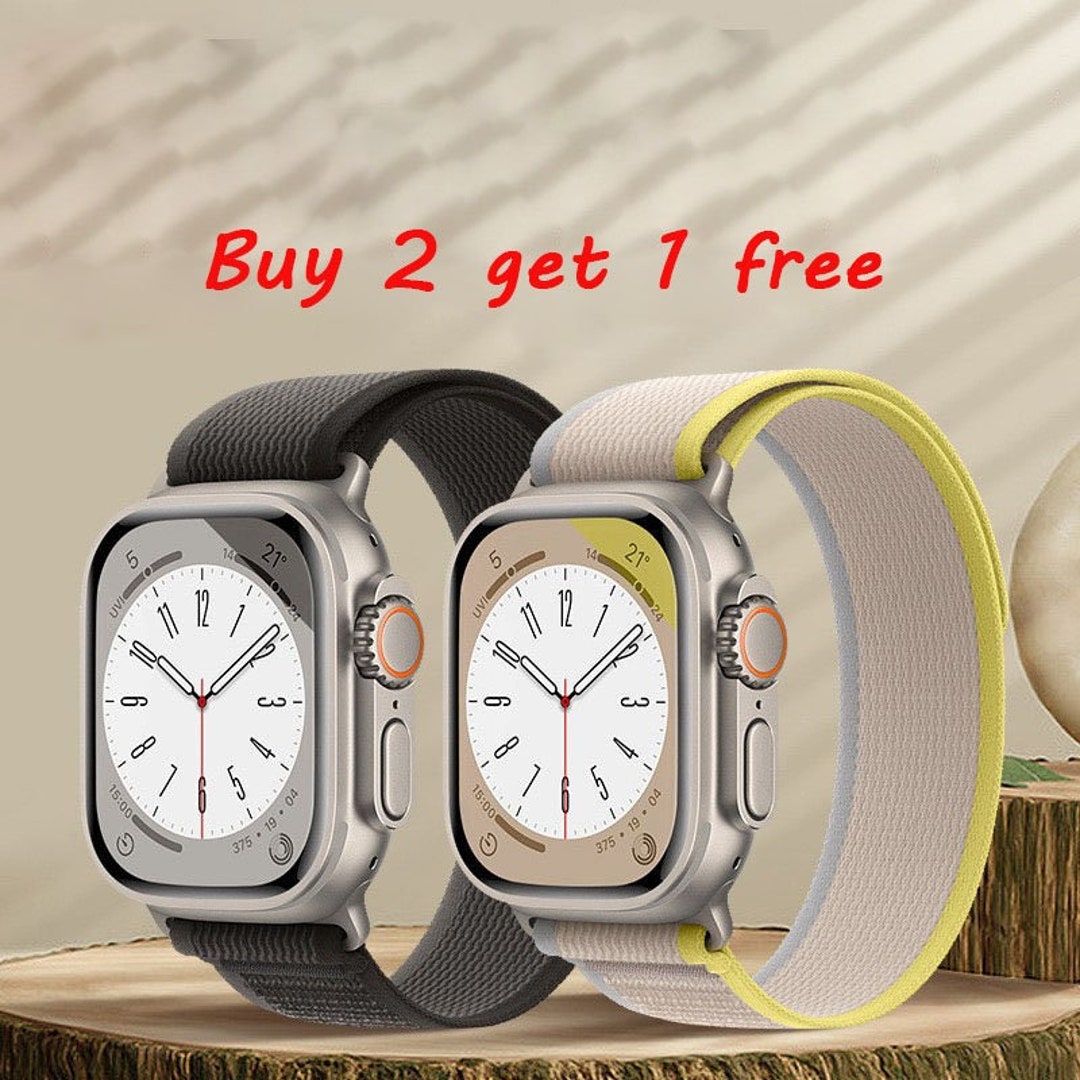 Velcro Apple Watch Band/ Elastic Braided Stretchy Iwatch Band/ Etsy