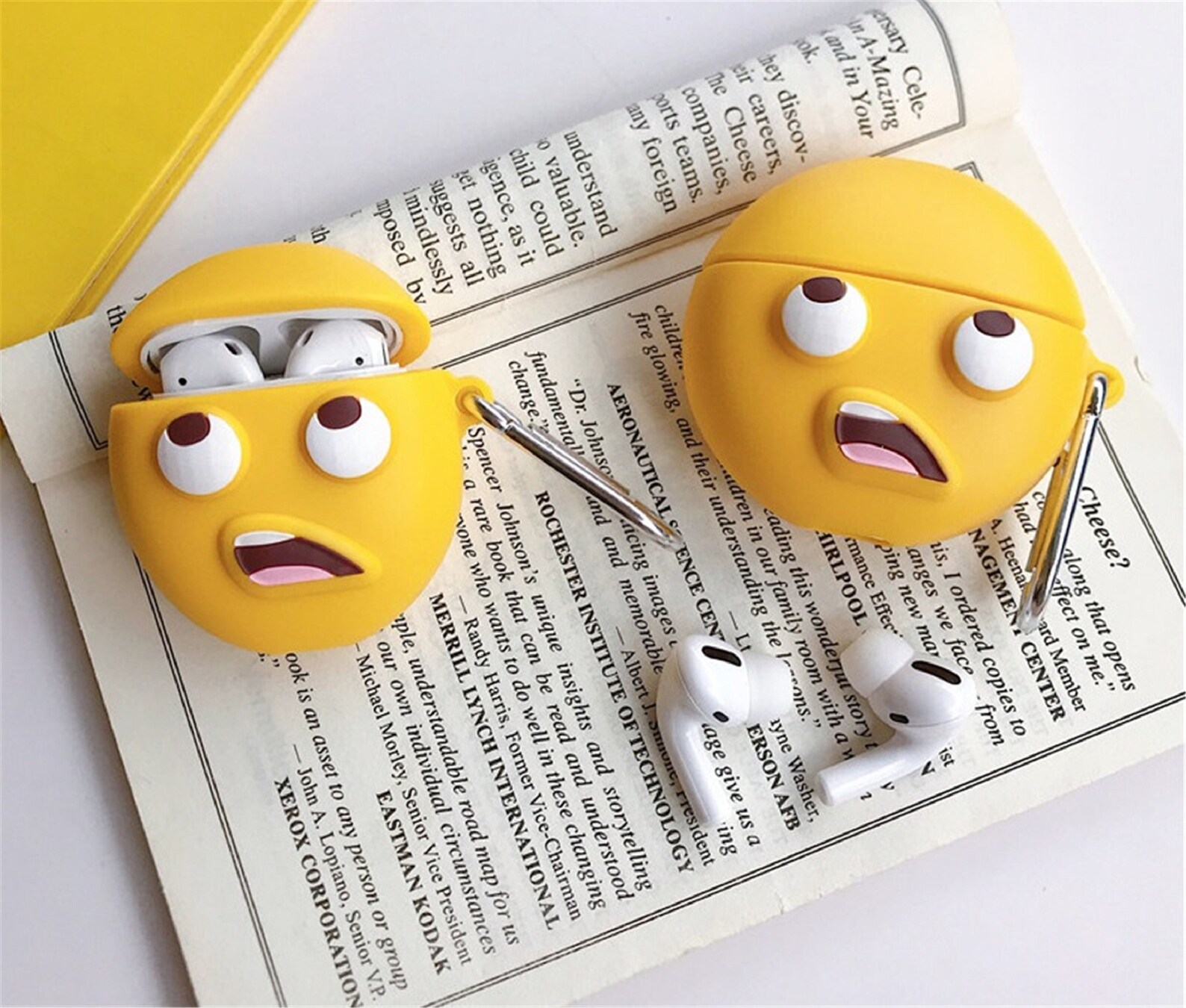 Funny Face Airpods Case Airpod 1 2 3 Pro Case Pouch Etsy