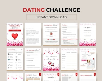 Dating Challenge | 65 pages. For Couples, Reignite Your Love. Last minute gift. Instant Download PDF