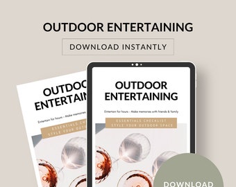 Outdoor Essentials Checklist. Set up your outdoor area for entertaining outside. New Home Checklist. Download Instantly. PDF