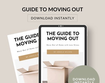 Moving Out Gift for Teens | First Apartment Guide Book | Graduation Life Skills Workbook | Renting & Budget Planner PDF
