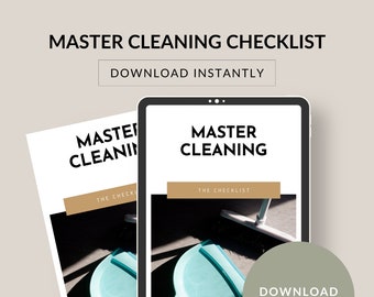 Pre-Sale Home Cleaning Checklist – House Preparation & Inspection Planner PDF