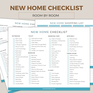 Checklista för det viktigaste i hemmet – Komplett husinstallation och inköpslista i PDF-format – First Home Planner