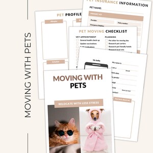 Moving With Pets Checklist: Pet Relocation Planner PDF