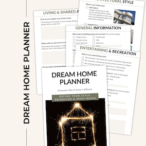 Dream Home Planner PDF | House Design Workbook for Building, Buying or Renovating