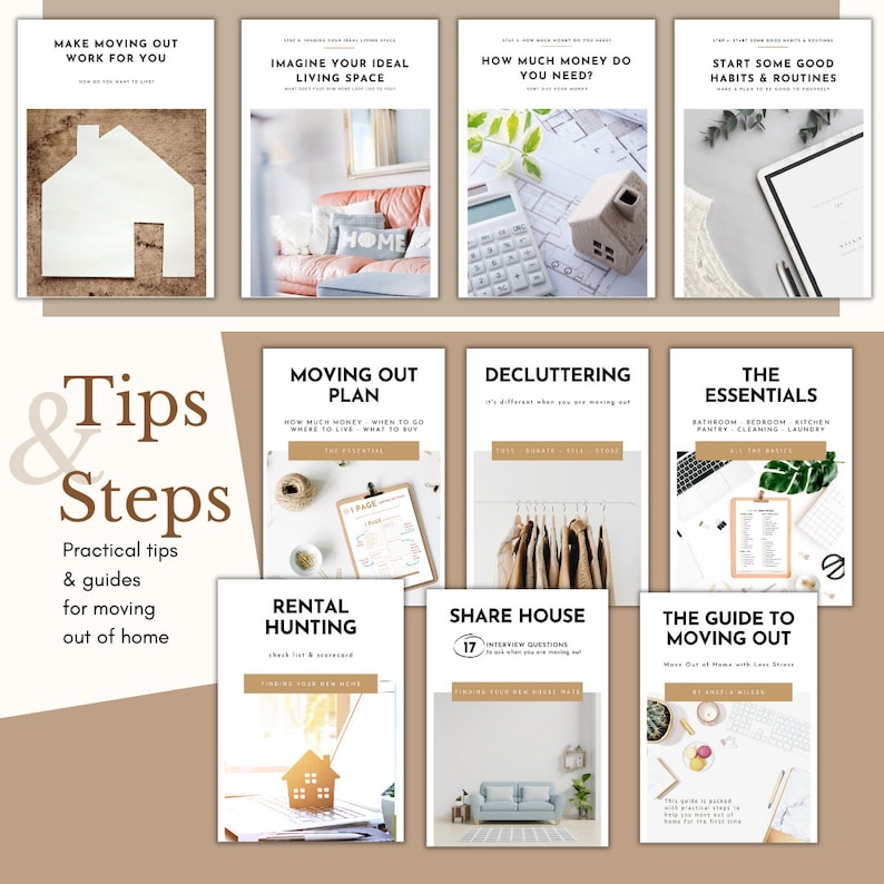 How Much Money Do You Need to Move Out of Home Printable Etsy UK