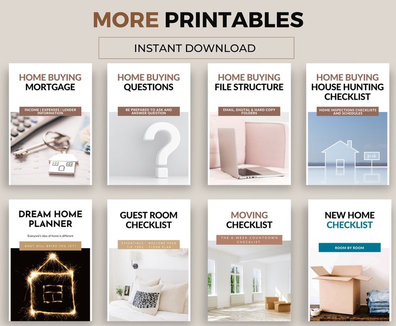 New Home Essentials Checklist. A Room by Room List of Household Items of Things You Need for