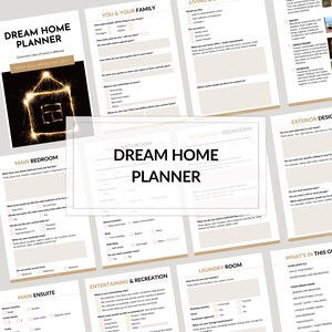 Dream Home Planner. Scopri come dovrebbe essere la tua casa ideale prima di iniziare a cercare casa. New Home Planner. Download immediato. PDF.