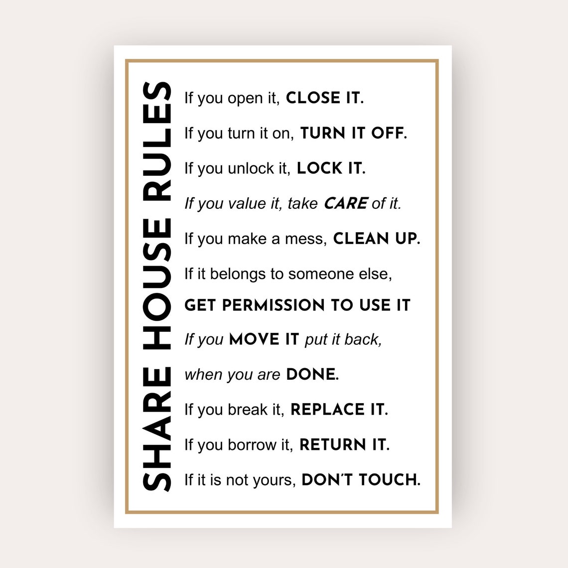 house share