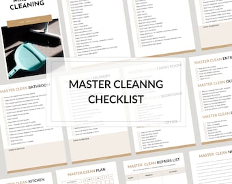 End of Lease Cleaning Checklist – Move Out Deep Clean Planner PDF