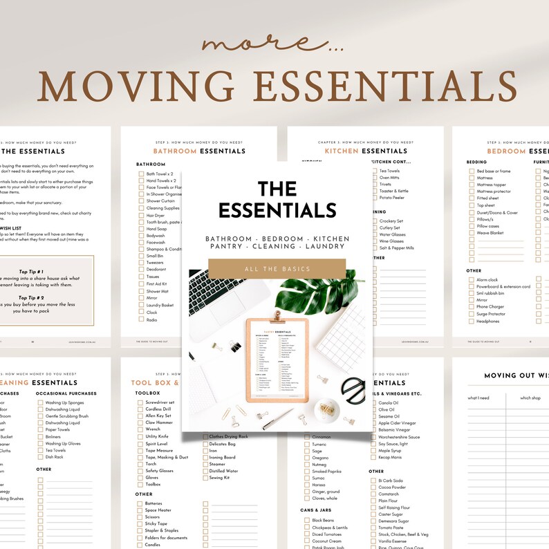 Pantry Essentials Printable Checklist Leaving Home Moving Etsy