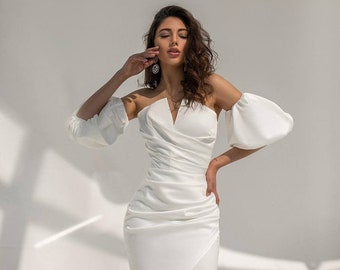 women's white formal dresses