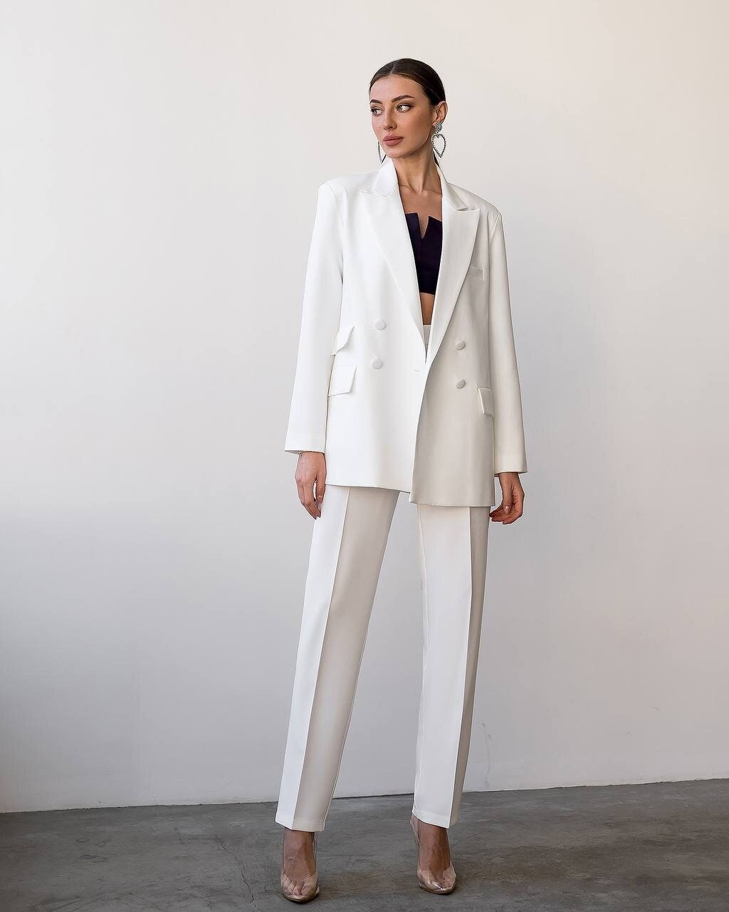 Lesbian wedding clearance pantsuit