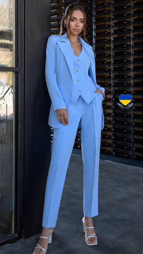 Office Woman 3 Piece Suit Bridal Suit 